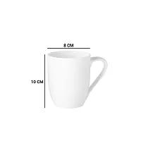 Saaikee BlackWhite Tea Coffee Cups Set Bone China Tableware (Set of 2) 300 ml-thumb3