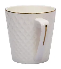 Saaikee Bone China Tea and Coffee Cup Set Geometric Pattern 6 Pieces (140 ml)-thumb3