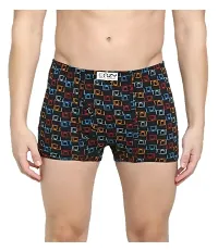 UPSTAIRS Men's Eazy Premium Printed Mini Trunk for Men  Boys|Men's Underwear Trunk (Pack of 3) Multicolour-thumb3