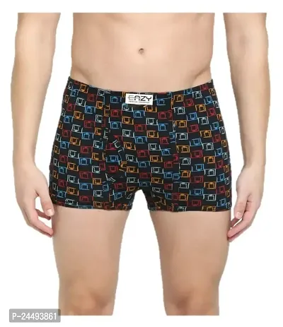 UPSTAIRS Men's Eazy Premium Printed Mini Trunk for Men  Boys|Men's Underwear Trunk (Pack of 3) Multicolour-thumb4