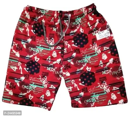 UPSTAIRS D-Wan Rich Hosiery Cotton Kids Printed Bermuda/Shorts for Boys|Kids Shorts (Pack of 4)-thumb2