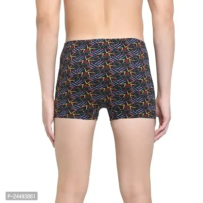 UPSTAIRS Men's Eazy Premium Printed Mini Trunk for Men  Boys|Men's Underwear Trunk (Pack of 3) Multicolour-thumb2