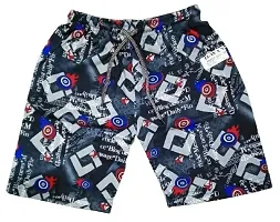 UPSTAIRS D-Wan Rich Hosiery Cotton Kids Printed Bermuda/Shorts for Boys|Kids Shorts (Pack of 4)-thumb2