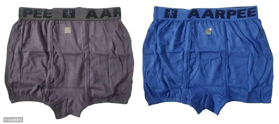 UPSTAIRS Men's Aarpee Mini Trunk|Underwear for Men  Boys|Men's Solid Underwear (Pack of 2)