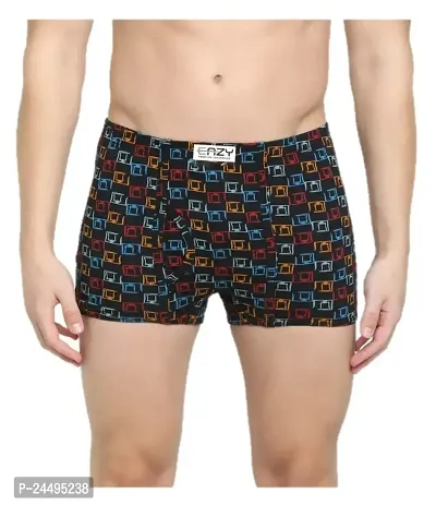 UPSTAIRS Men's Eazy Premium Printed Mini Trunk for Mens  Boys|Men's Underwear Trunk (Pack of 3) Multicolour-thumb4