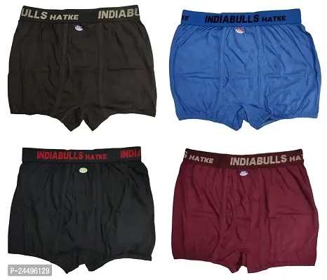 UPSTAIRS Men's Indiabulls Hatke Mini Trunk/Underwear for Men and Boys|Men's Underwear (Pack of 4)