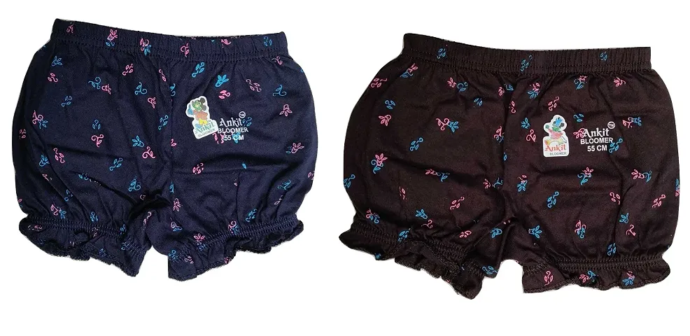 UPSTAIRS Ankit Premium Kids Hosiery Bloomers for Kids|Kids Hosiery Bloomers (Pack of 2)