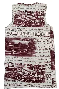 UPSTAIRS Men's SIRTEX Printed Regular Fit Vest for Men  Boys|Men's Vest (Pack of 4)-thumb1