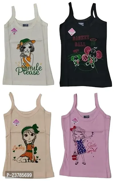 Camisole for Kids Girls Pack of 4