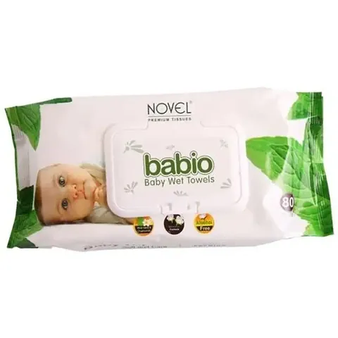 NOVEL Baby Wet Wipes / Pack With Lid ( 80 Sheet)