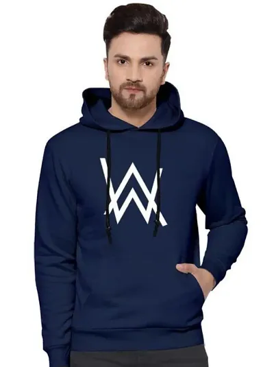 A F Fashion | Trendy Fleece Hoodies Sweatshirts for Men's & Boy's with Design Print | Kangaroo Pockets | Cotton Blend Long Sleeves | Miulti Color