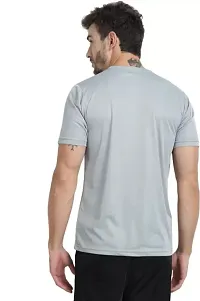 Mens Round Neck Half Sleeve Dry Fit Combo Multicolor T-Shirts (Pack of 4)-thumb2