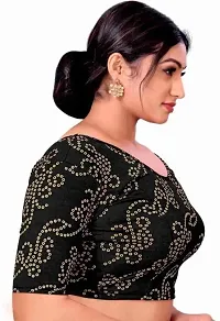 Reliable Black Cotton Blend Stitched Blouses For Women-thumb1