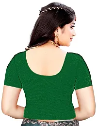 Reliable Green Cotton Blend Stitched Blouses For Women-thumb1