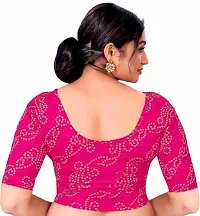 Reliable Pink Cotton Blend Stitched Blouses For Women-thumb2