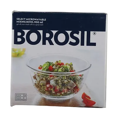 Buy Borosil Glass Mixing & Serving Bowl With Lid, Oven & Microwave