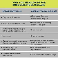 Borosil Basic Glass Mixing  Serving Bowls, Microwave Safe Bowls, Set of 2 (500 ml, 1.3 L), Borosilicate Glass, Clear-thumb4