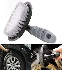 INDOPOWER? R1278-All Tyre Cleaning Brush,Cycle Cleaner, Brush for Motorcycle Tire Cleaning,Brush for Cleaning Car Wheel,Brush Cleaning Tool Kit - (Colour Based on Availability of Stock 1 pic)-thumb3