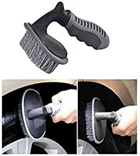 INDOPOWER? R1278-All Tyre Cleaning Brush,Cycle Cleaner, Brush for Motorcycle Tire Cleaning,Brush for Cleaning Car Wheel,Brush Cleaning Tool Kit - (Colour Based on Availability of Stock 1 pic)-thumb2