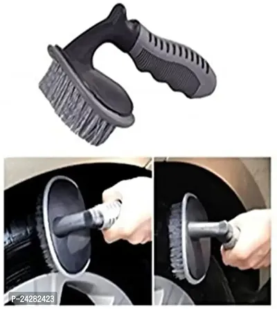 INDOPOWER? R1278-All Tyre Cleaning Brush,Cycle Cleaner, Brush for Motorcycle Tire Cleaning,Brush for Cleaning Car Wheel,Brush Cleaning Tool Kit - (Colour Based on Availability of Stock 1 pic)-thumb3