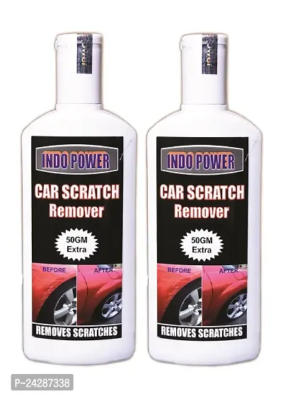 INDOPOWER? Ss1431- CAR Scratch Remover (2pc x200gm). All Colour Car  Bike Scratch Remover Advanced formula Rubbing Compound (Not for Dent  Deep Scratches).