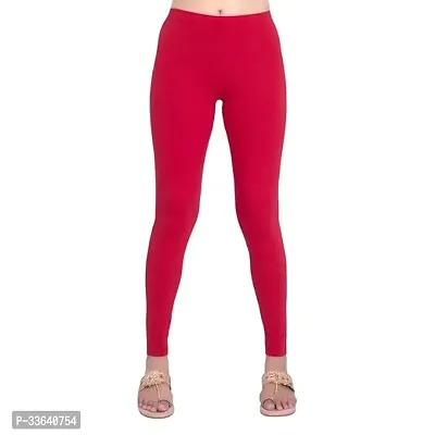 Trendy Polyester Solid Leggings For Women-thumb0