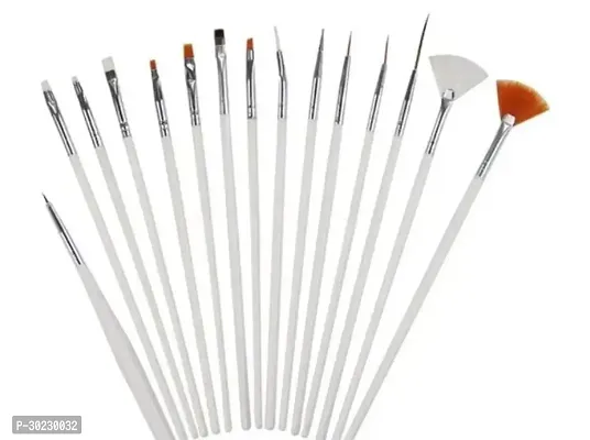 Professional Nail Art Painting Brush Set Pack Of 15-thumb0