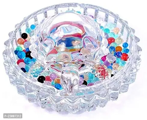 Crystal Turtle Wth Plate Fengshu For Good Health, Wealth