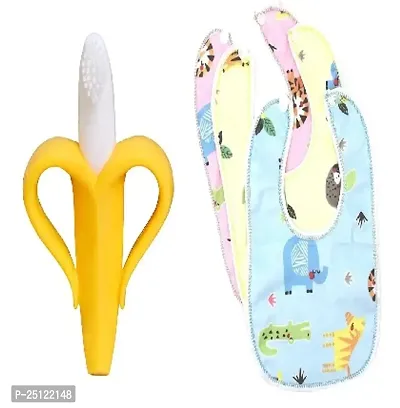 Baby Banana Teether,Bottn Bib