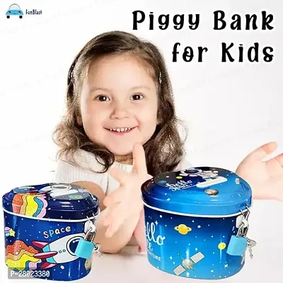 Money Bank with Lock and Key for Kids - Teach Saving, Piggy Bank-thumb0