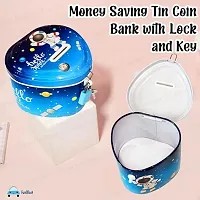 Money Bank with Lock and Key for Kids - Teach Saving, Piggy Bank-thumb2