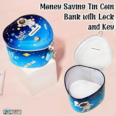 Money Bank with Lock and Key for Kids - Teach Saving, Piggy Bank-thumb3