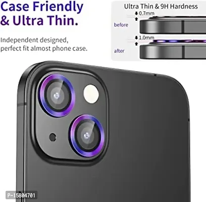 UNIKWORLD Camera Lens Protector for iPhone 13 /iPhone 13 Mini High Clarity, Scratch Proof,Bubble Free,9H Protection Camera Aluminum Alloy Rings For iPhone 13 /iPhone 13 Mini (GREEN)-thumb4