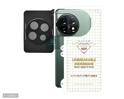 UNIKWORLD OnePlus 11R Back Screen Guard Unbreakable Membrane,Anti Fingerprint,Anti-Scratch, Camera Lens Protector For OnePlus 11R 5G-thumb0