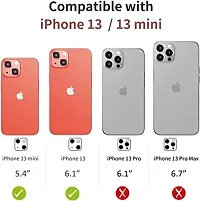 UNIKWORLD Camera Lens Protector for iPhone 13 /iPhone 13 Mini High Clarity,Bubble Free, Scratch Proof,9H Protection Camera Cover Aluminum Alloy Rings For iPhone 13 /iPhone 13 Mini (RED)-thumb4