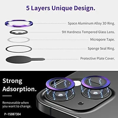 UNIKWORLD Camera Lens Protector for iPhone 14 /iPhone 14 Plus High Clarity, Scratch Proof,9H Protection Camera Cover Aluminum Alloy Rings For iPhone 14 /iPhone 14 Plus (RED)-thumb4