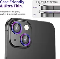 UNIKWORLD Camera Lens Protector for iPhone 14 /iPhone 14 Plus High Clarity, Scratch Proof,9H Protection Camera Cover Aluminum Alloy Rings For iPhone 14 /iPhone 14 Plus (RED)-thumb4