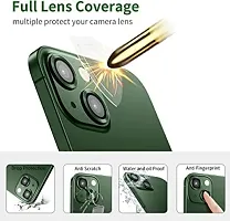 UNIKWORLD Camera Lens Protector for iPhone 13 /iPhone 13 Mini High Clarity, Scratch Proof,Bubble Free,9H Protection Camera Aluminum Alloy Rings For iPhone 13 /iPhone 13 Mini (GREEN)-thumb2