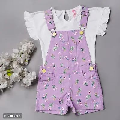 Baby Girls Casual Top Dungaree