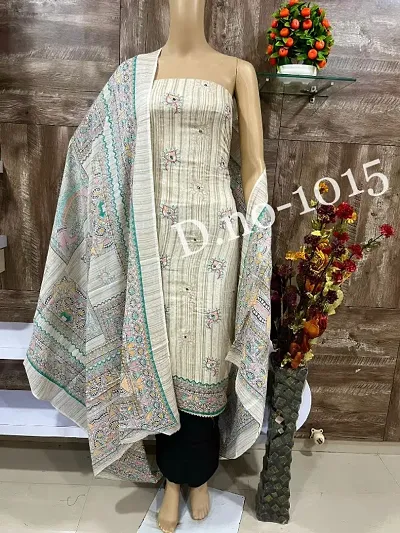 Fancy Cotton Printed Unstitched Suit