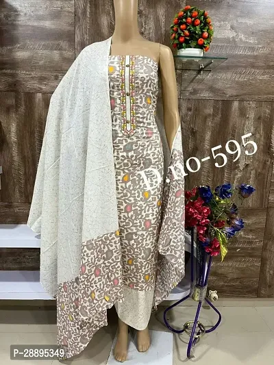 Fancy Cotton Unstitched Dress Material For Women