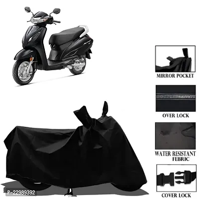 AIKOZIYA honda Activa 6G  scooty cover Dirt  Dust Proof Bike/Scooty Body Cover 100% Waterproof(Tested) / UV Protection with Premium Polyester Fabric