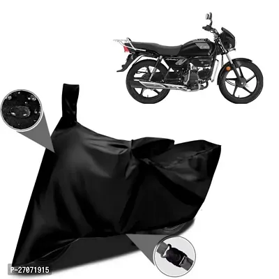 AIKOZIYA {Hero Splendor Pluse bike Cover} Scooty Cover Waterproof bike cover Two Wheler Cover for black bike cover full body Bike Cover.-thumb0