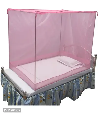 Mosquito Net for Single Size Bed (3 x 6.5, Pink)