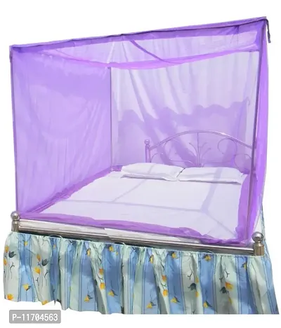 Mosquito Net for Single Size Bed (3 x 6.5 Purple)