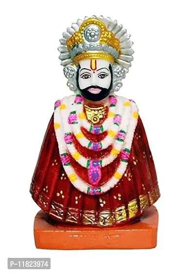 Khatu Shyam Baba Krishna Statue Idol Pooja Room Home Temple khatu Shyam ji Murti-thumb0