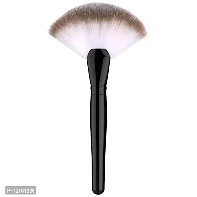 Single Large Soft  Dense Face Blush Powder Foundation Brushes Make Up Tool Black-thumb0