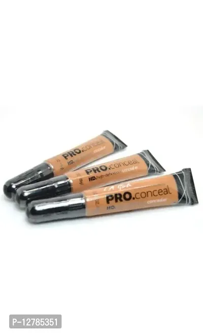 L.A Girl Naturalhd Pro Concealer - Creamy Beige Liquid - BROWN Corrector,PACK OF 3 IN 1