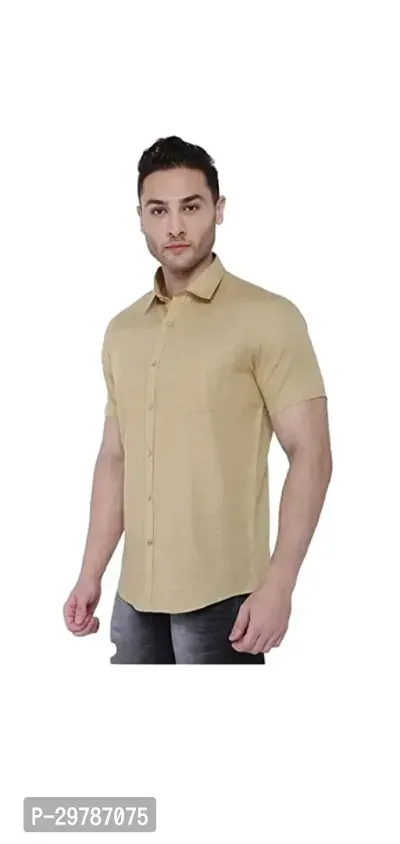 Stylish Cotton Solid Shirt For Men-thumb0