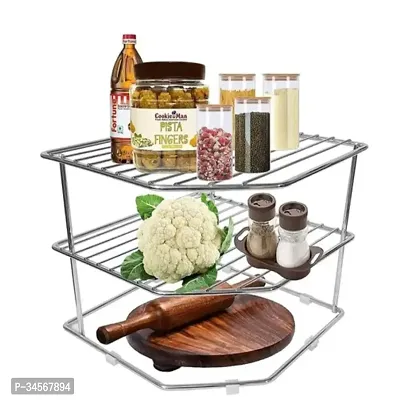 Stainless Steel Multi Purpose 2 Tier Kitchen Rack